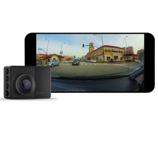 Garmin Dash Cam 67W 1440p Dash Cam  180-degree Field