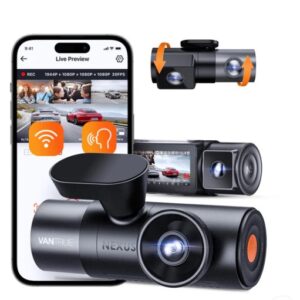 Vantrue N5 4 Channel WiFi 360° All Sides Dash Cam, STARVIS 2