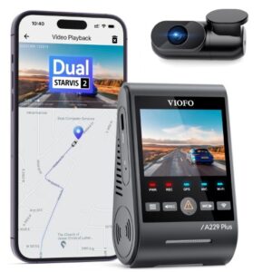 VIOFO A229 Plus Dash Cam Front and Rear Dual STARVIS 2 Sensors 2 Channel HDR 1440P